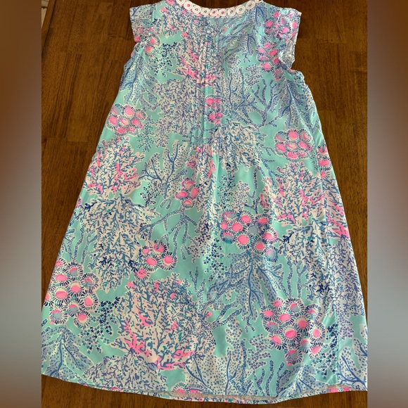Lilly Pulitzer Joan Tunic Dress SZ S Blue Ibiza Now You Sea Me - Picture 8 of 15